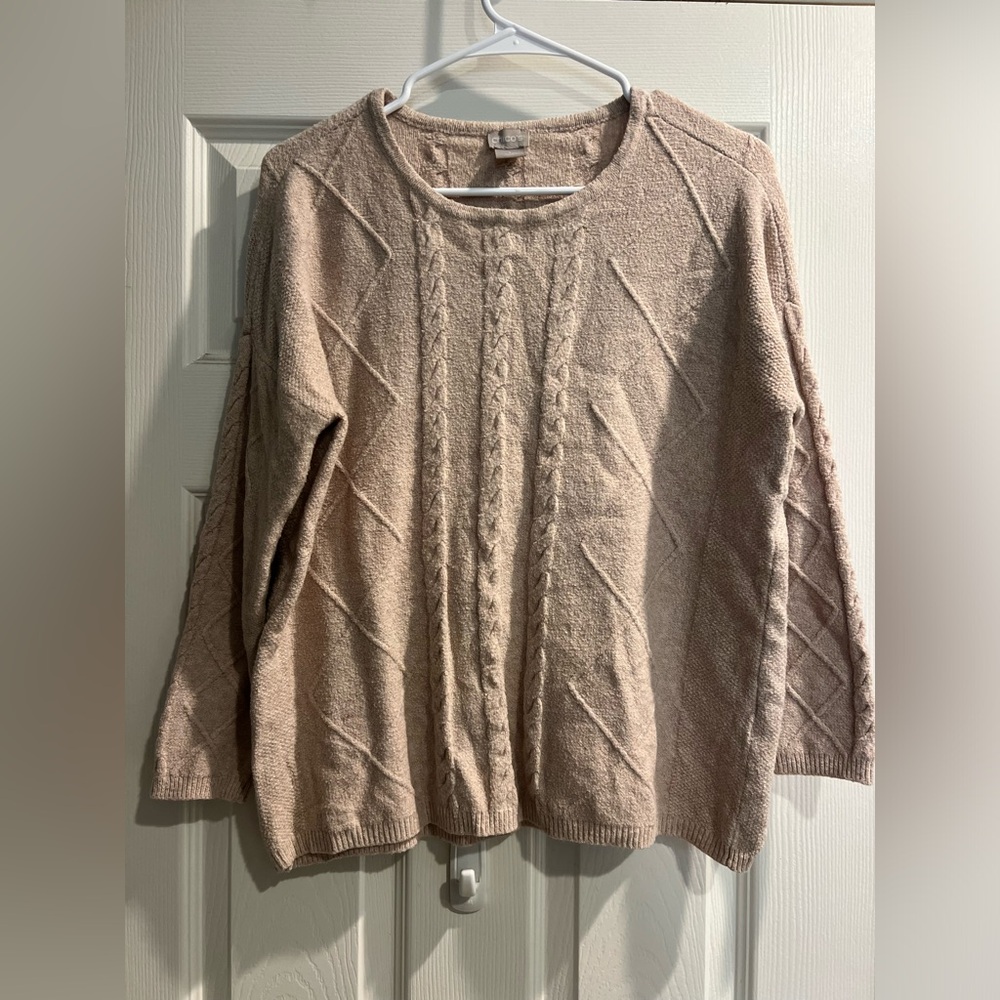 Light pink Chico’s sweater
